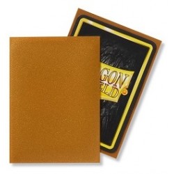 Dragon Shield Standard Card Sleeves Matte Gold (100) Standard Size Card Sleeves